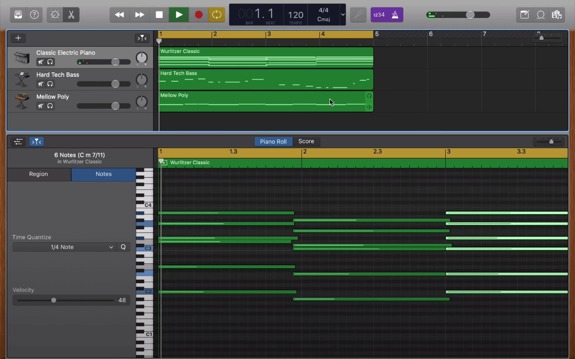 GarageBand Screnshot 2