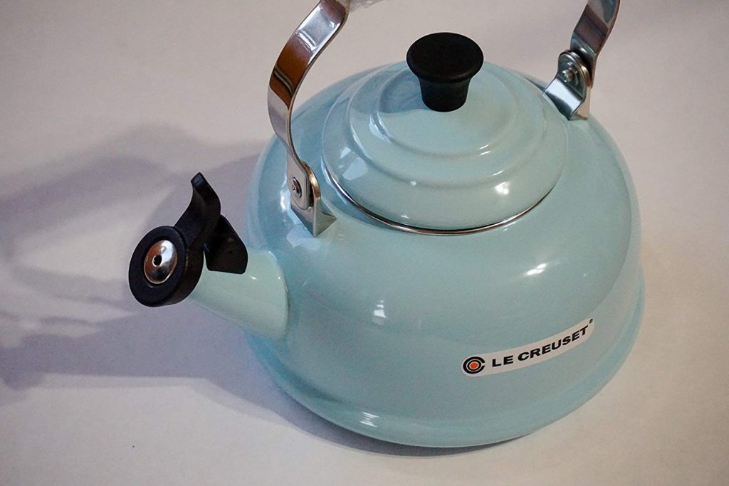 Le Creuset Enamel  for glass cooktop, made of steel , whistling kettle