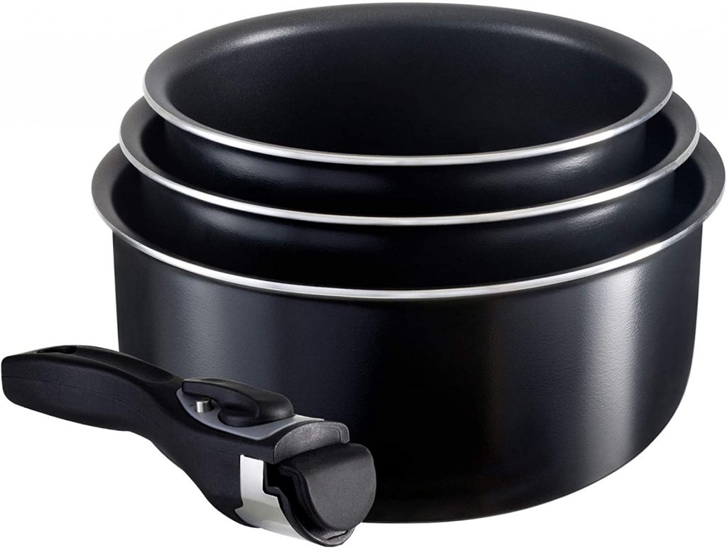 stackable saucepans for oven and induction cooktops