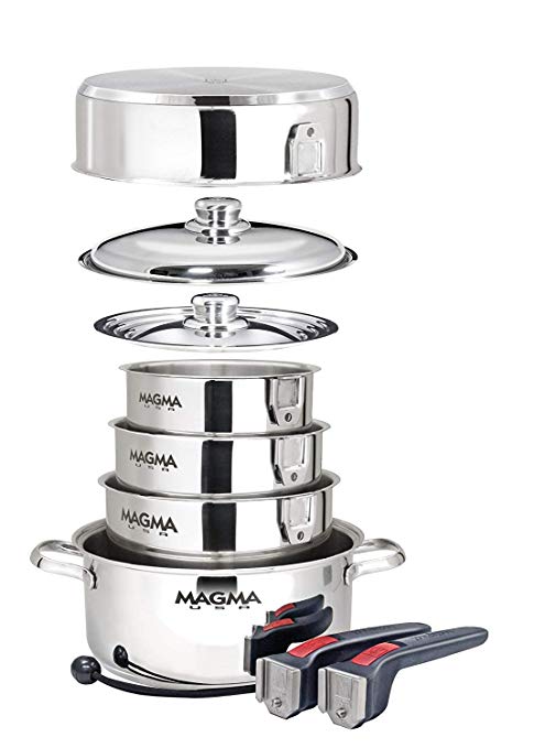 stainless stackable pans for induction cooktops