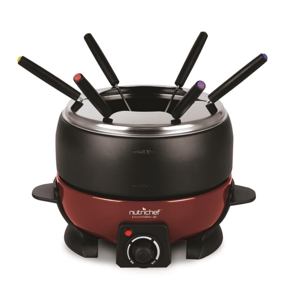 Nutrichef Chocolate and Cheese Fondue Maker - Chinese hot pot