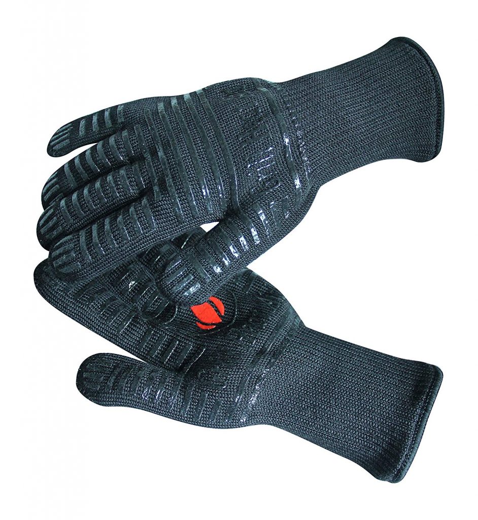 Grill heat insulated glove for cooking, grilling, frying and baking