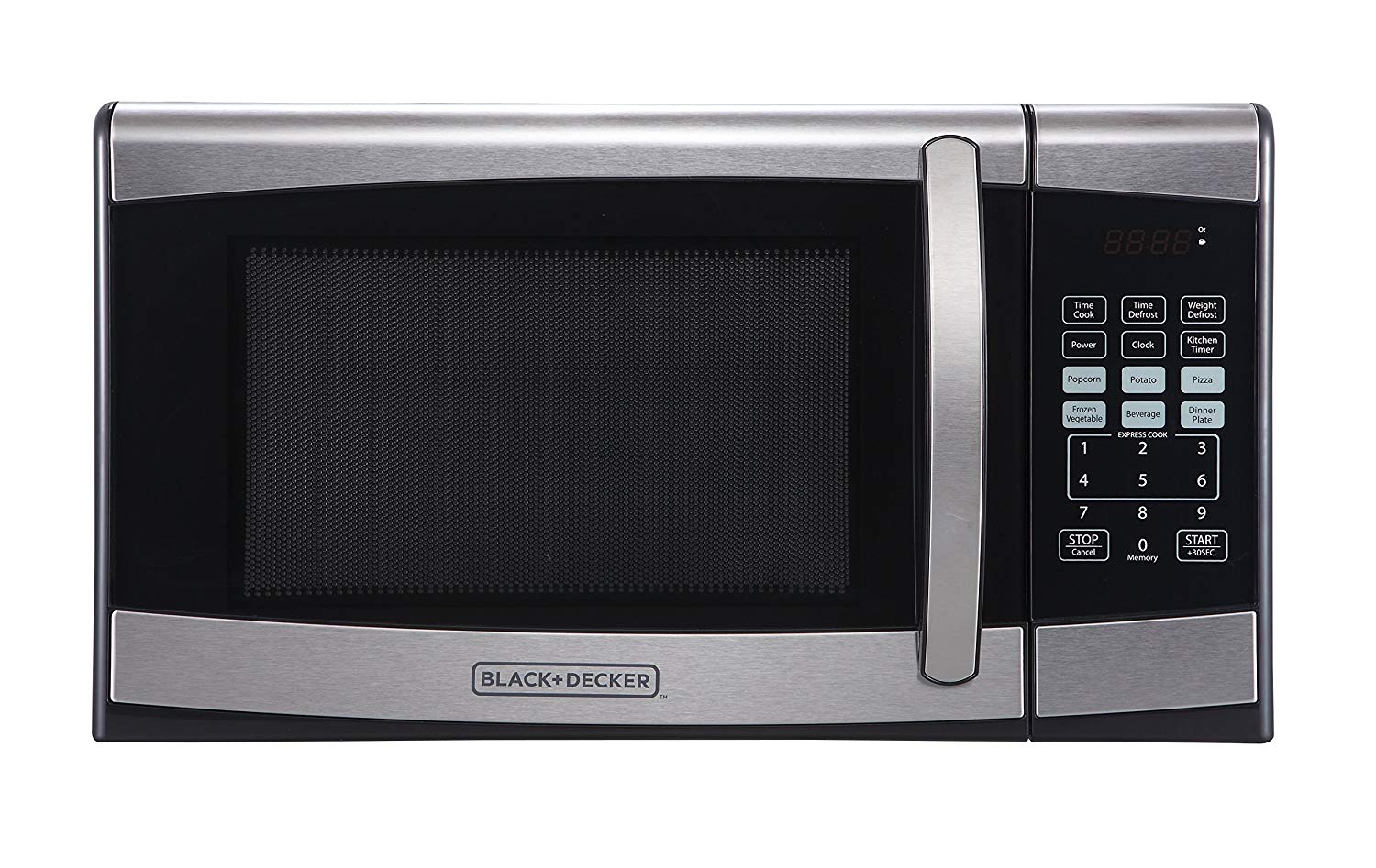 Black-and-decker-stainless-steel-microwave-oven | Jikonitaste