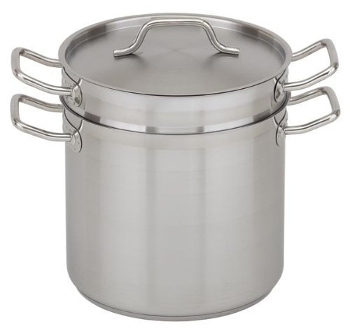 commercial stainless steel double boiler NSF certified