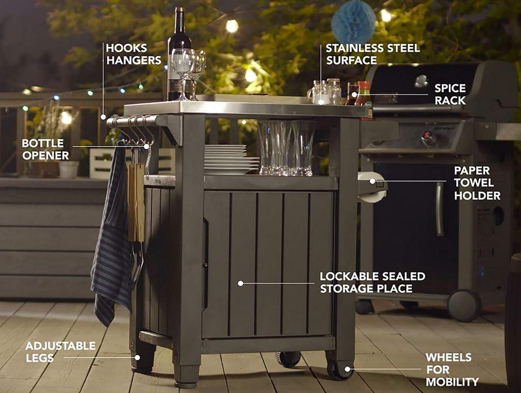 Description of the keter barbecue station