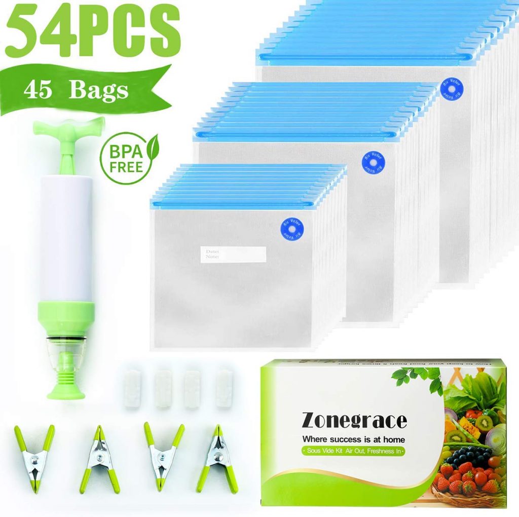zonegrace storage bags for anova and joule cookers