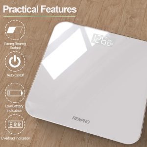 Accurate Body weight scale,Renpho Digital Bathroom scale.