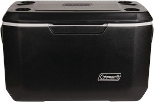 Coleman Extreme Cooler that can keep ice for 5 days and for camping and outdoor activities.