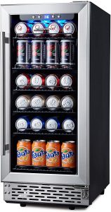Phiestina 15 inch Beverage Cooler Refrigerator