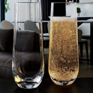 Stemless Champagne Glass set
