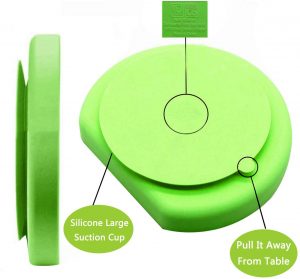 Toddler silicone suction plates that stick to table