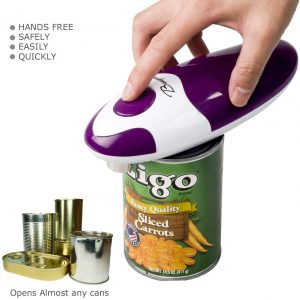Bangui smooth edge electric can opener with one button start