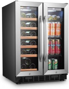 Lanbo wine and beverage refrigerator best fridge for large family