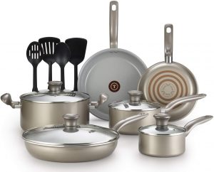 Ceramic vs aluminum pan toxic free cookware set