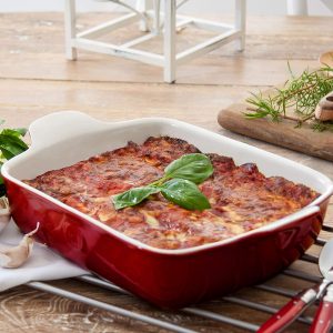 What size dish for Lasagna - Emile Henry Rectangular Lasagna Dish 
