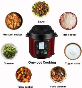 One cooking Pot with Luby Electric slow cooker