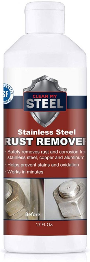 Stainless steel rust removal