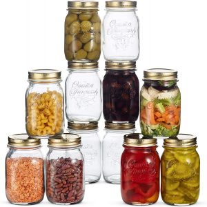 Bormioli Rocco mason lead free jar used for fermenting and preservation