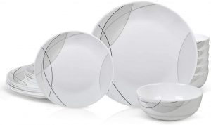 Danmers 18 Piece Dinnerware set for daily use