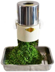 Electric vegetable food and herb commercial herb chopper