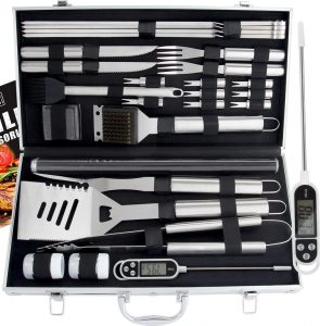 Grill accessories and tools storage box