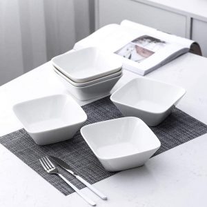 Porlien 18 Piece Square Dinnerware sets without mugs Canada