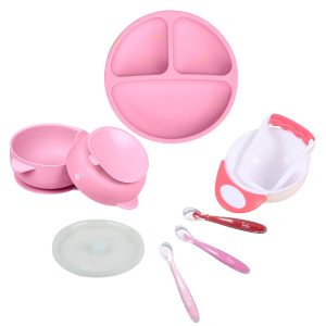 Toddler suction plate and bowl set