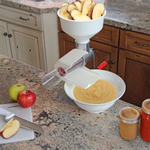 Apple sauce maker and food strainer