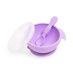 Baby suction bowls that stick to table by Bumkins