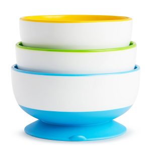 Munchkin Suction Baby Bowls that stick to the table