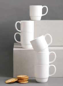Sweese stackable Mug set Coffee Mugs for Coffee, Tea, Hot Chocolate