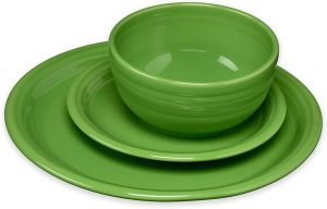 Bistro color fiesta shamrock dinnerware set