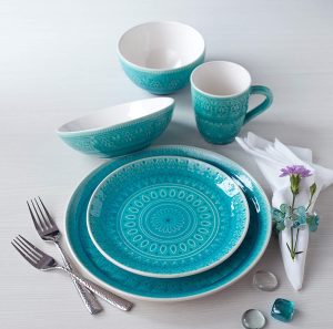 Lead and cadmium free Euro ceramica dinnerware set