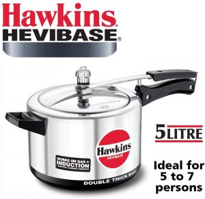 Hawkins induction base pressure cooker suitable for gas stove