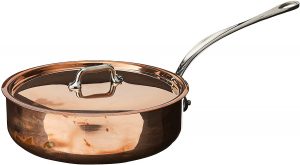 Chef recommended Mauviel made in France Copper Saute Pan