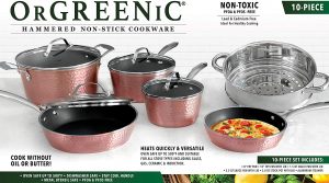 Best Orgreenic cookware sets for ceramic hobs - non-stick and aluminum construction set