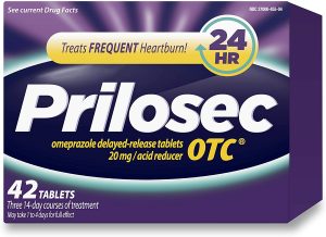 Prilosec Omeprazole best fast relief tablet for heartburn