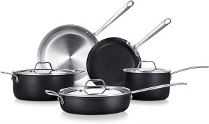 Overall best Nutrichef stainless steel cookware set for glass top stoves 2019