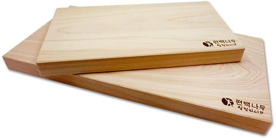 Hinoki cutting board for Japanese Knife