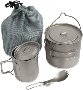 camping cookware for open fire
