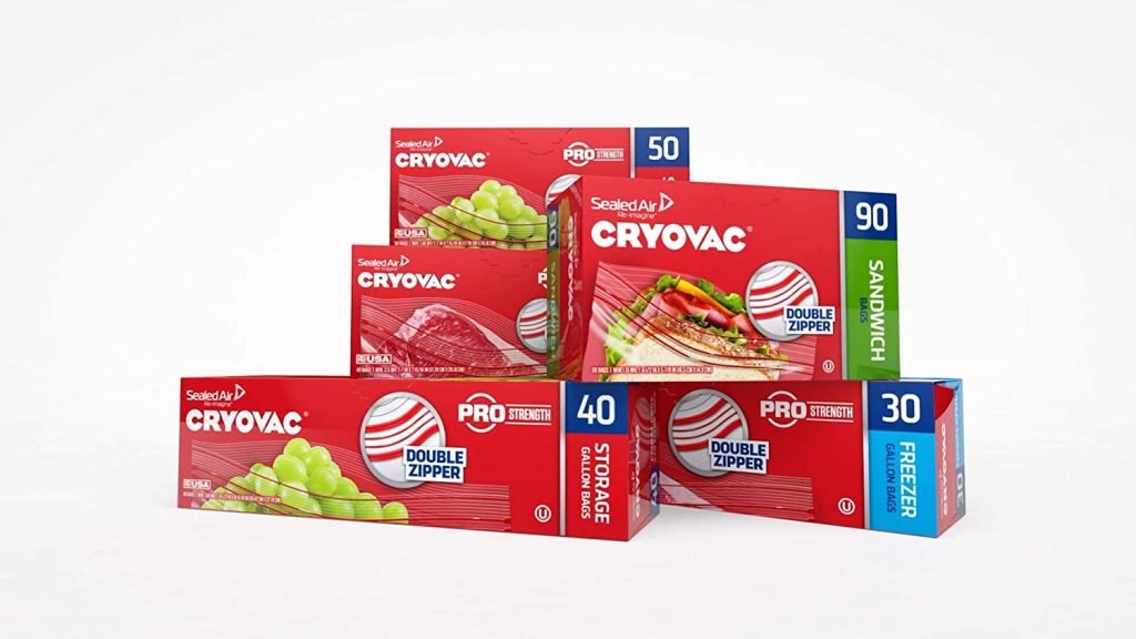 Cryovac oven safe vacuum seal and freezer bags 