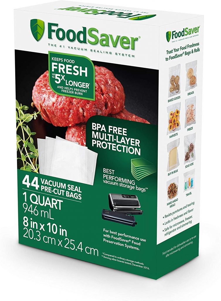 BPA free foodsaver vacuum sealer bags