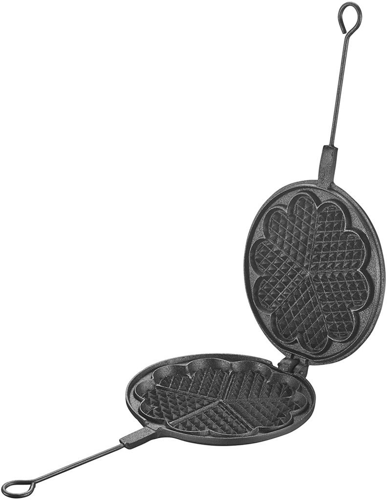 Waffle maker for induction hob