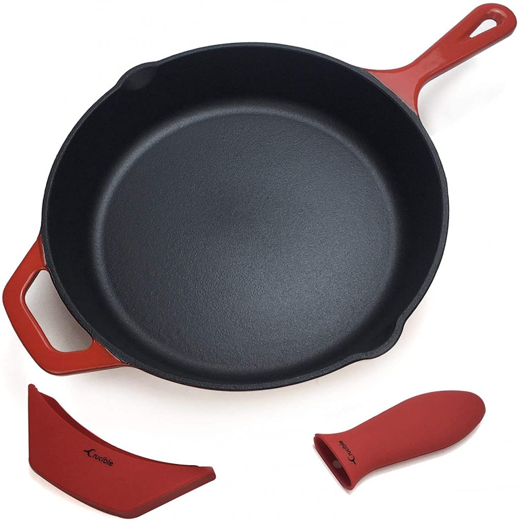 Best affordable 10.25 enameled cast iron skillet and frying pan