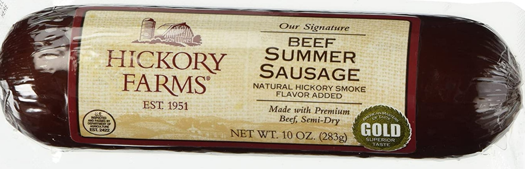 how long does hickory farms beef stick last